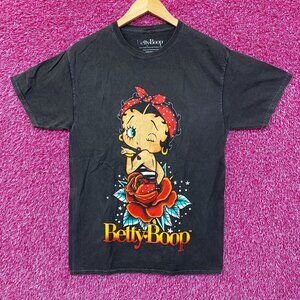 Betty Boop Rose Design T-Shirt S/M